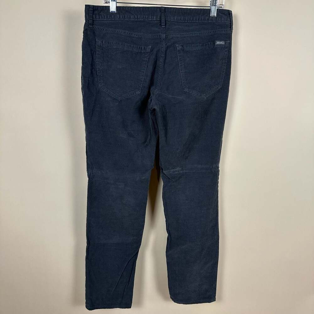 Eddie Bauer Women's Boyfriend Fit Slim Leg Corduroy Pants, Grey - Picture 4 of 9